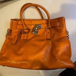 Orange Michael Kors Bag
